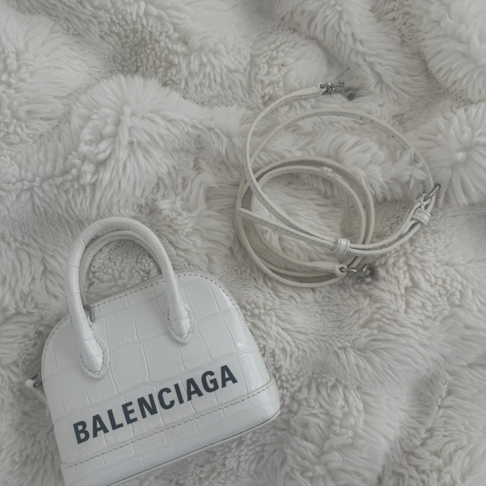 Balenciaga White Mini Bag
